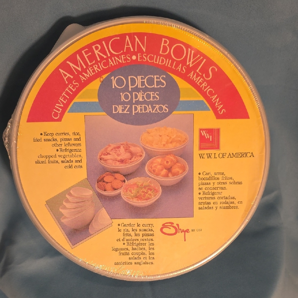 American Bowls Set - 10 Pieces